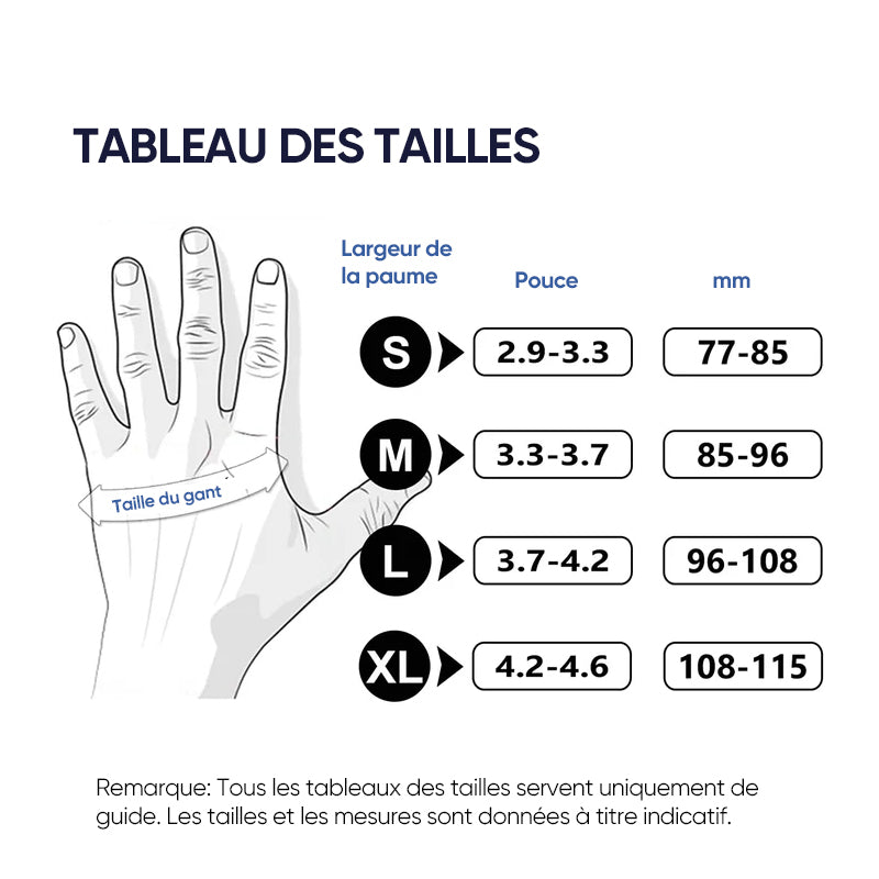 100 pièces de gants jetables en nitrile noir