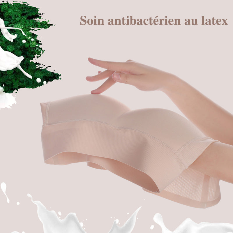 Sous-vêtements à angle carré en latex pour fausses fesses