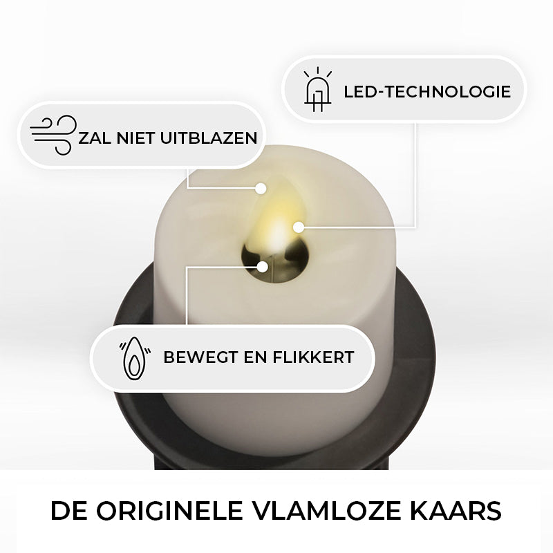 Vlamloos Kaars Nachtlampje