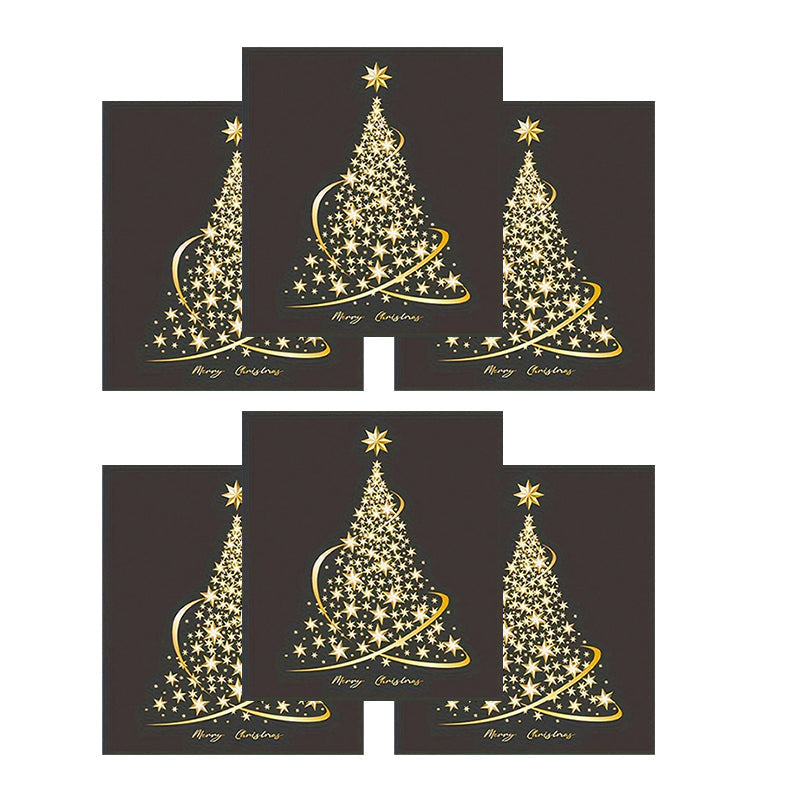 Raamsticker kerstboom