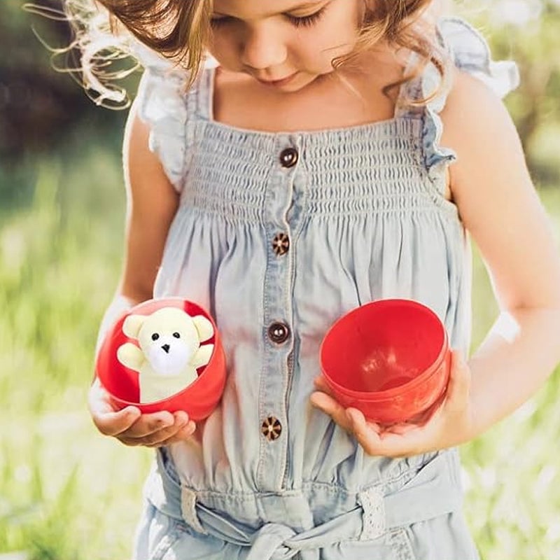 Œufs de Pâques remplis de peluches (28 pièces/1 ensemble)