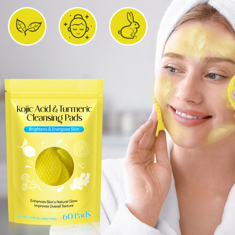 Kurkuma reinigende exfoliërende pads