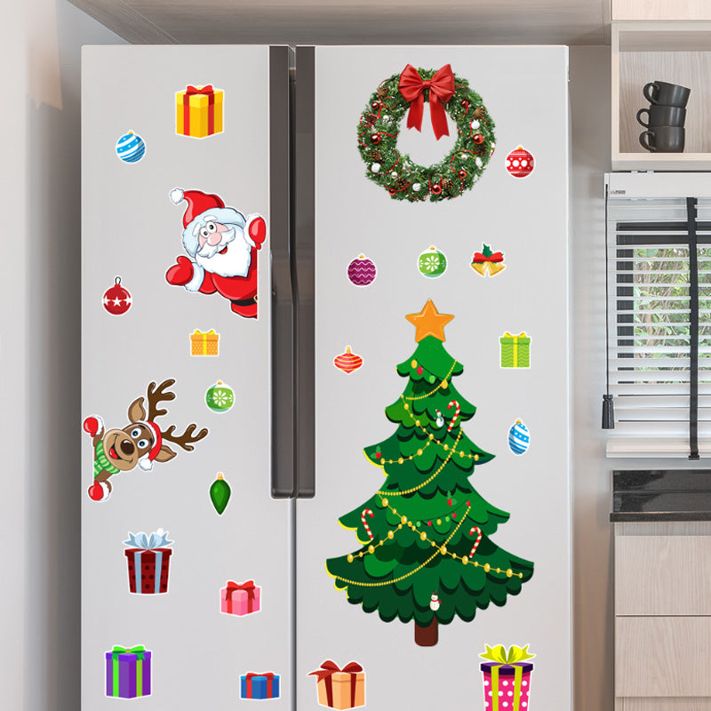 Magnetische stickers met kerstthema