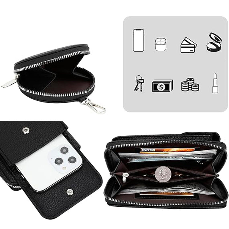 Set de sacs à main pour téléphone portable et mini porte-monnaie