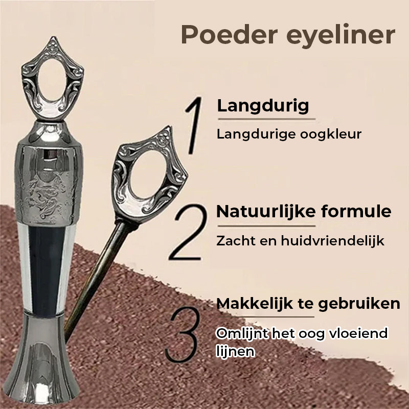 Poeder eyeliner handgemaakt 100% natuurlijk