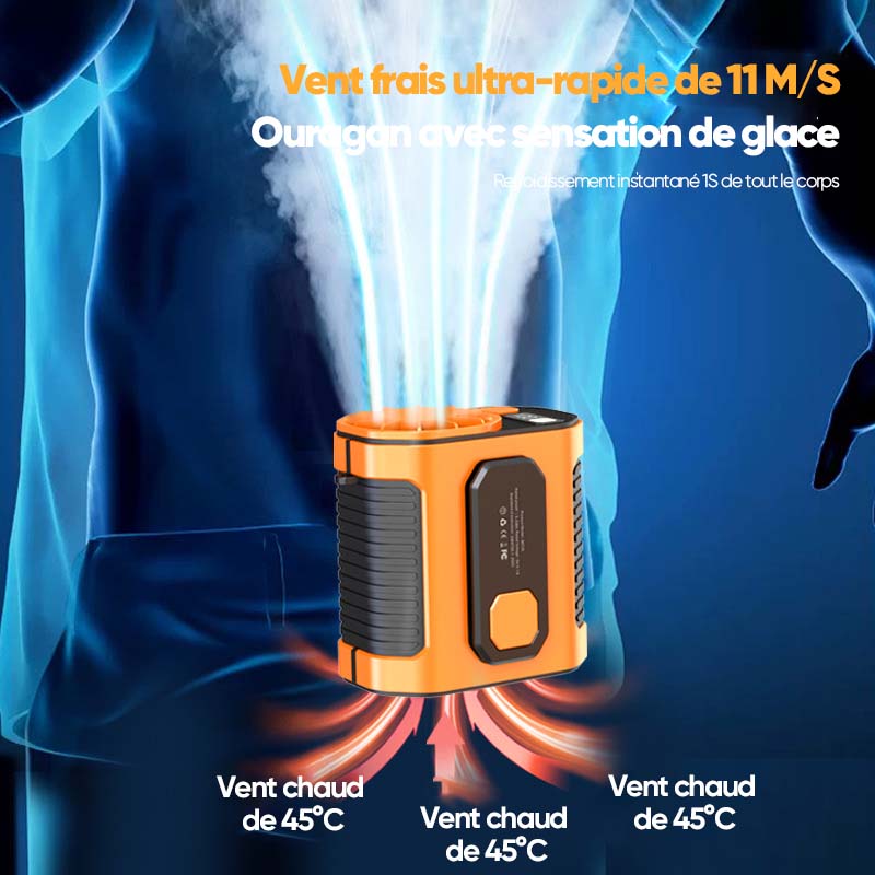 Ventilateur monté sur la taille à grande vitesse