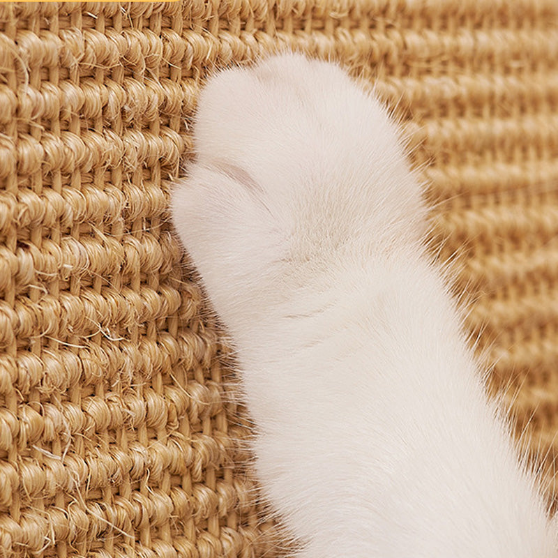 Tapis griffoir pour chat en sisal naturel