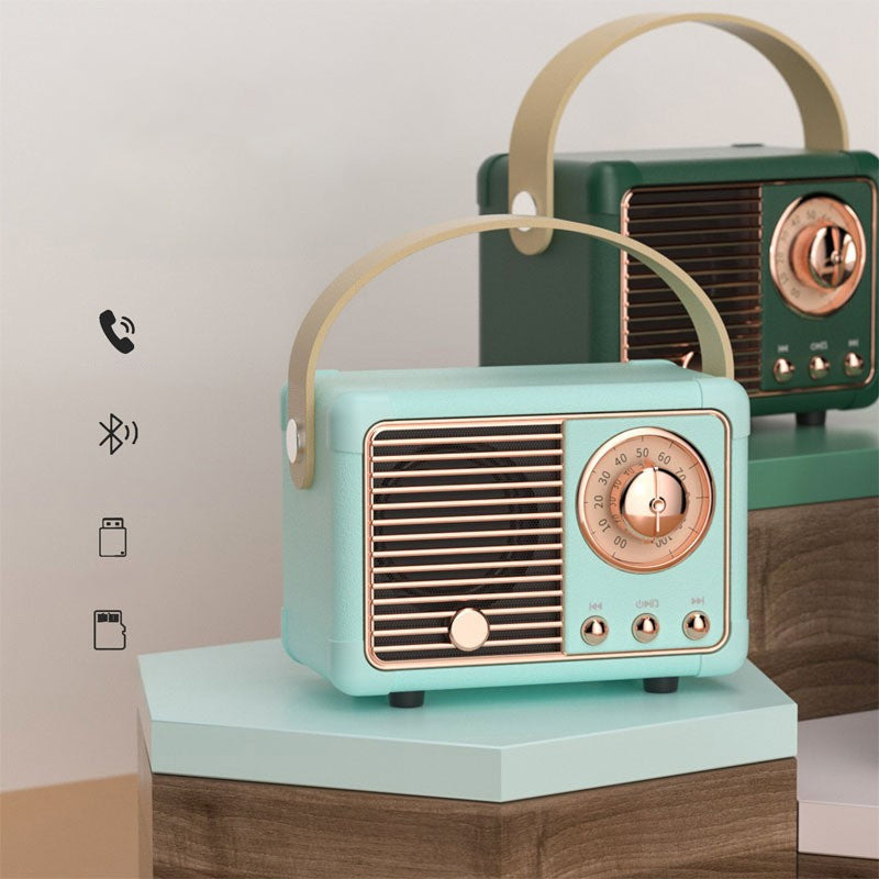 Haut-parleur Bluetooth en forme de radio