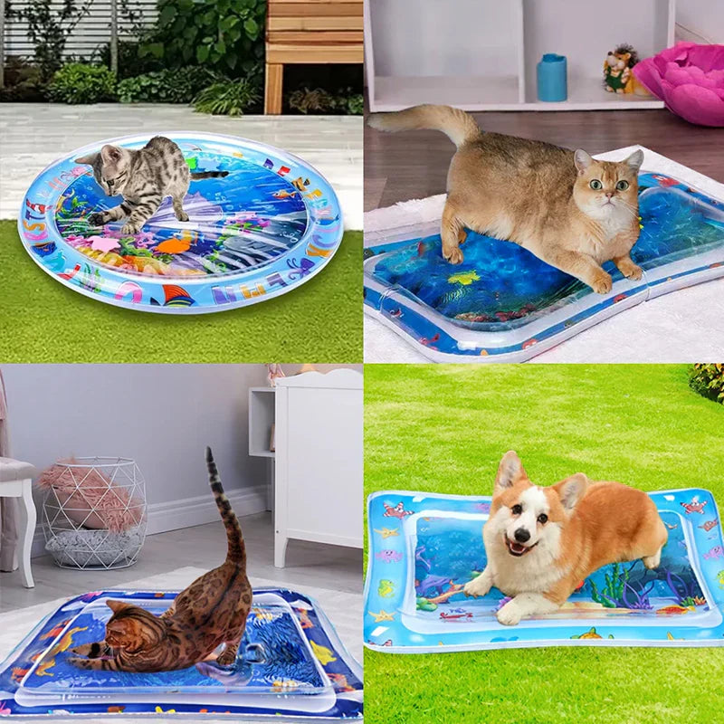 Tapis d'eau sensoriel pour animaux domestiques