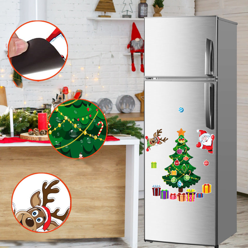 Magnetische stickers met kerstthema