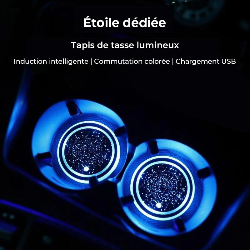 Tasse lumineuse rechargeable à 7 couleurs changeantes