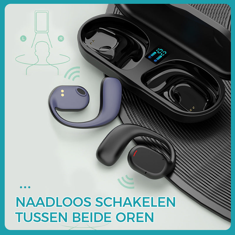 Waterdichte draadloze oorhangende Bluetooth-headset