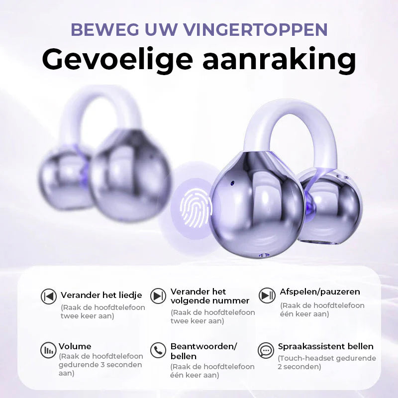 ✨AI-vertaling Open Ear Clip Bluetooth-hoofdtelefoon