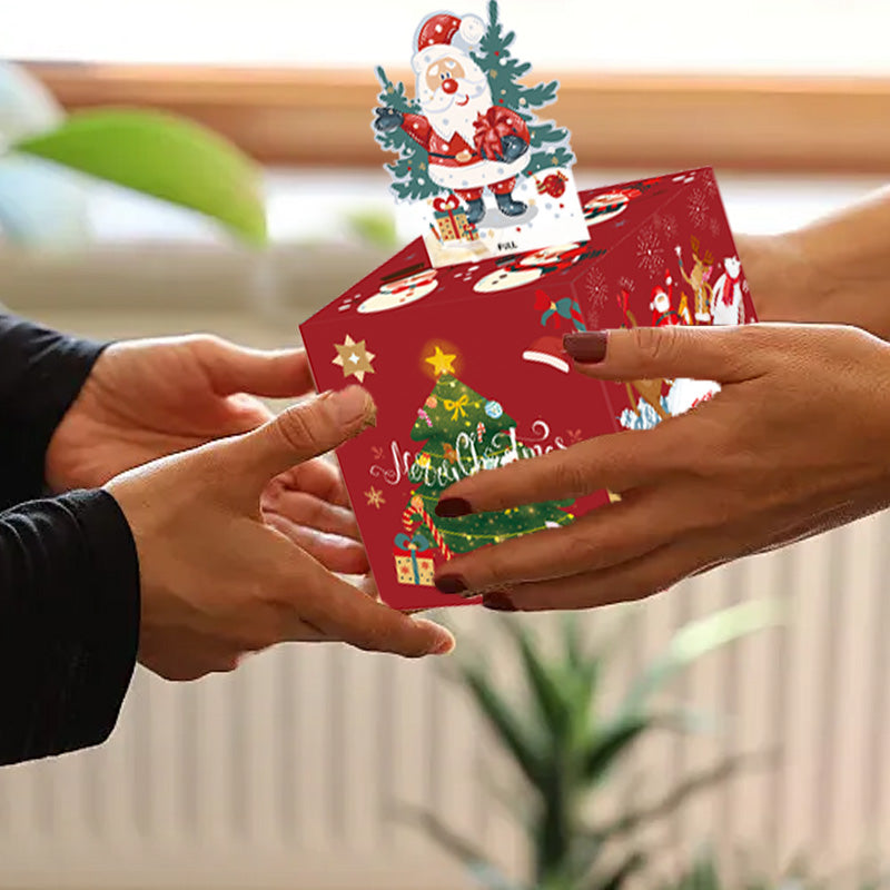 Tirelire surprise sur le thème de Noël