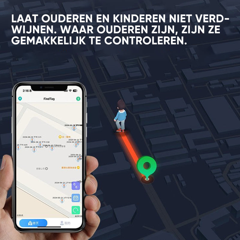 【Geen SIM vereist】Slimme GPS-tracker