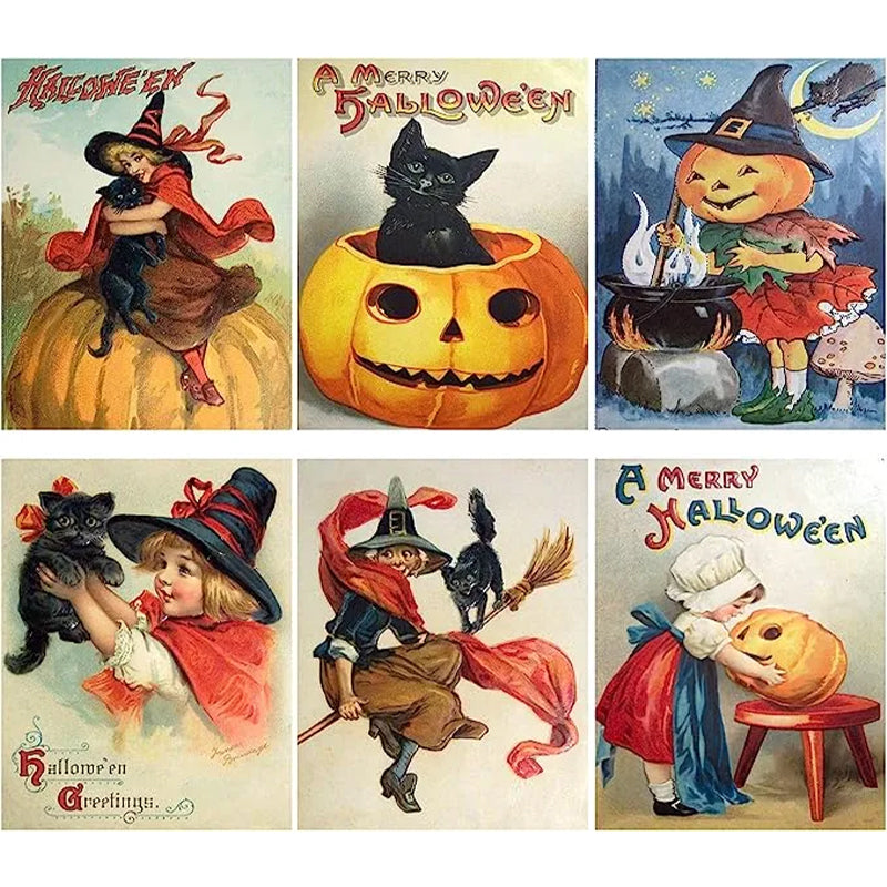 Carte Postale Halloween Vintage ( 24 pcs )