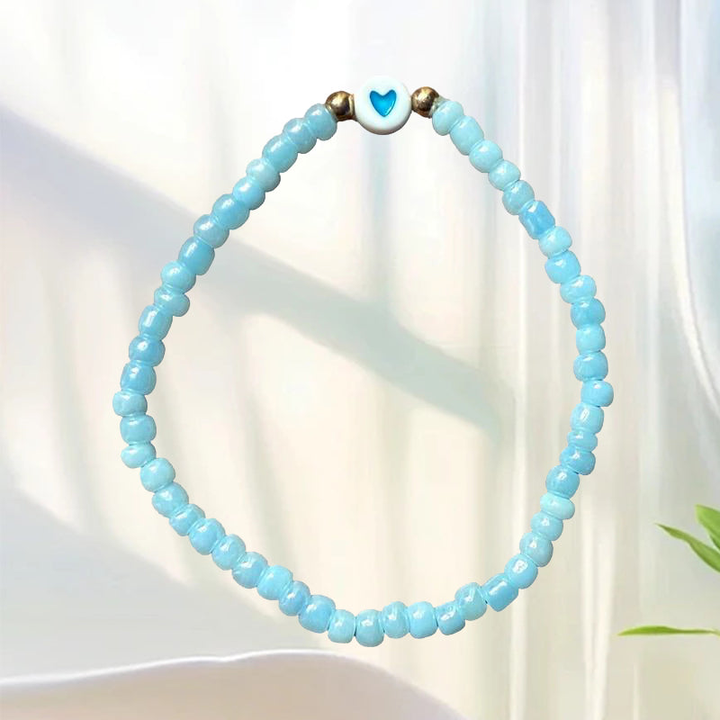 Bracelet d'amitié bleu