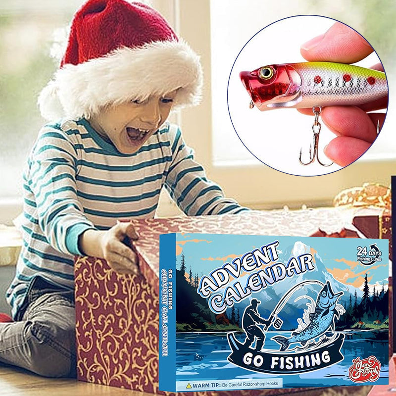 Voorverkoop>>24 Dagen Kerstmis Aftellen Vis Tackle Set