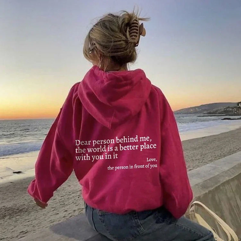 Sweat-shirt « Dear Person Behind Me »