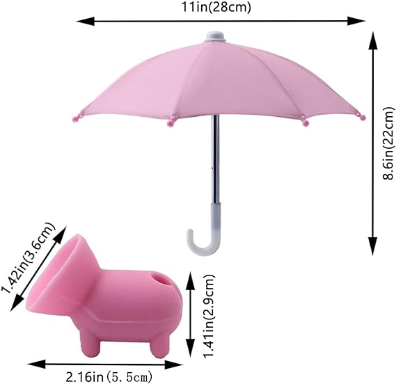 Support à ventouse pour parapluie de téléphone pour le soleil