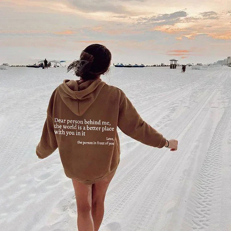 Sweat-shirt « Dear Person Behind Me »