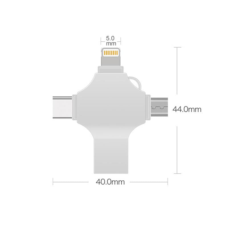 Vier-in-één multifunctionele mobiele telefoon U Disk