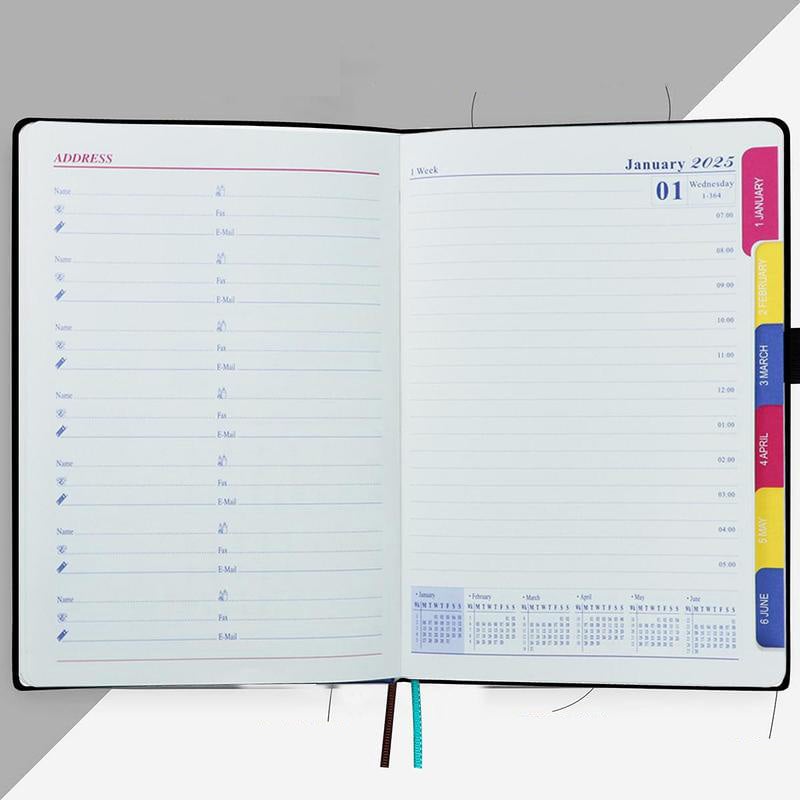 Agenda journalier 2025 One Day One Page – Votre calendrier cadeau ultime