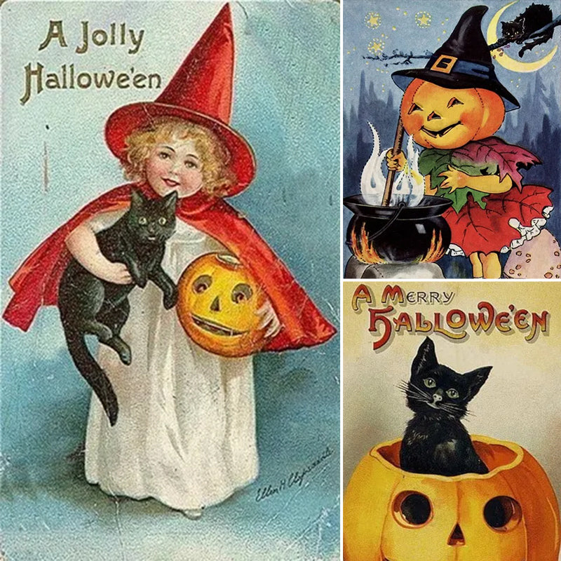 Carte Postale Halloween Vintage ( 24 pcs )