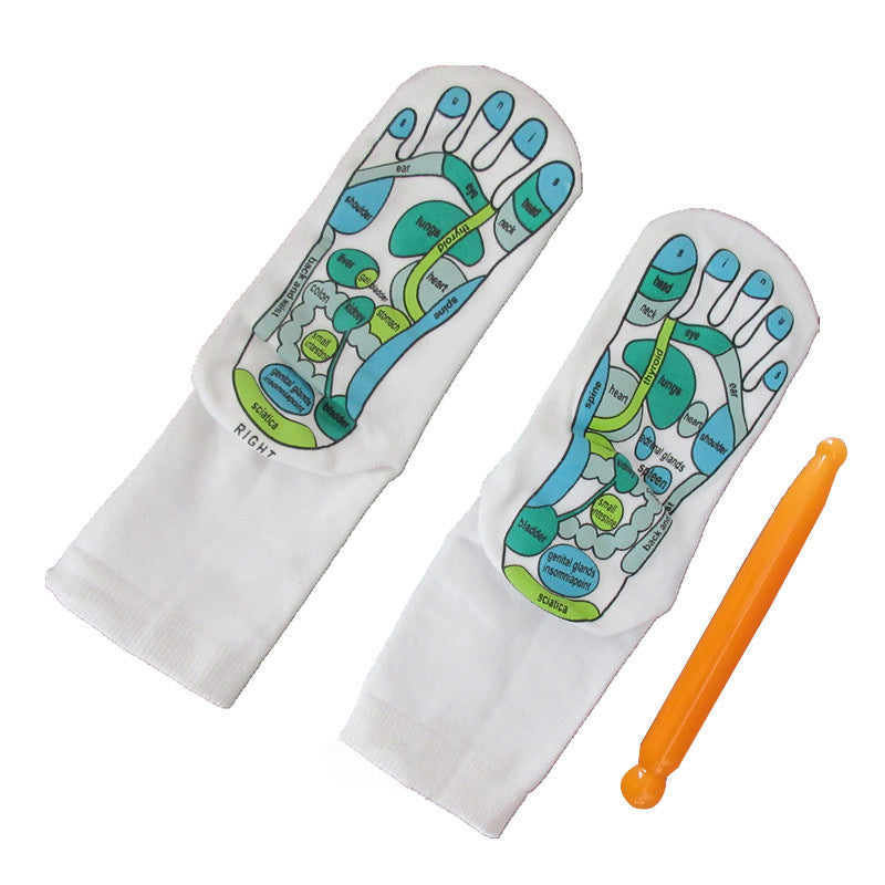 Chaussettes de massage pour acupoints du pied