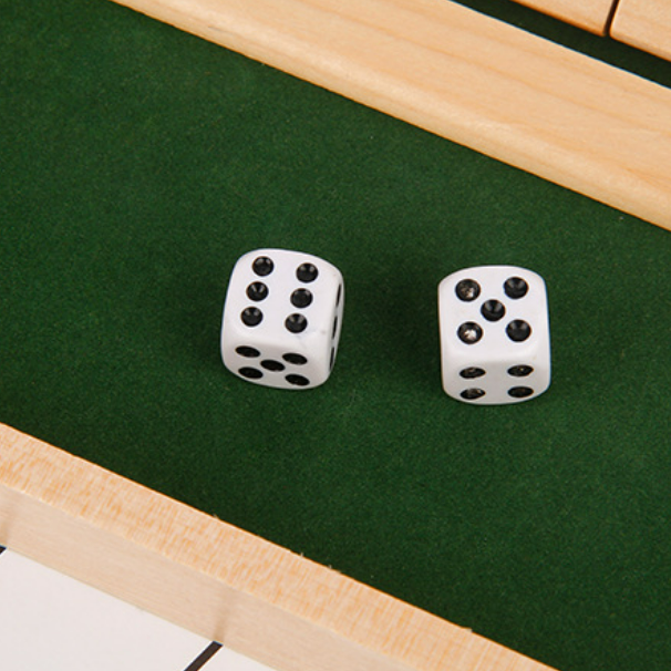 Shut The Box Spel - Leuk Wiskundig Tafelspel voor Volwassenen & Kinderen