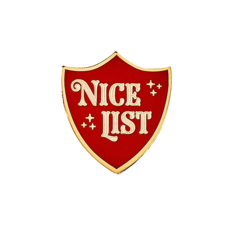 Nice List emaille speld