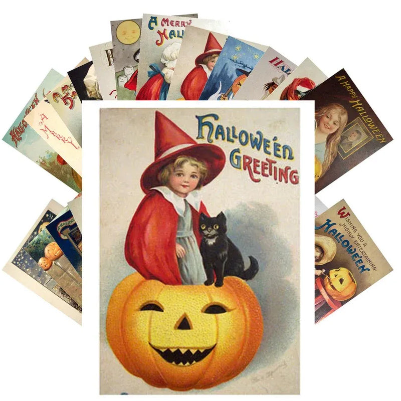 Carte Postale Halloween Vintage ( 24 pcs )