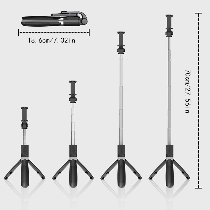 Selfie Stick-statief met Bluetooth-afstandsbediening