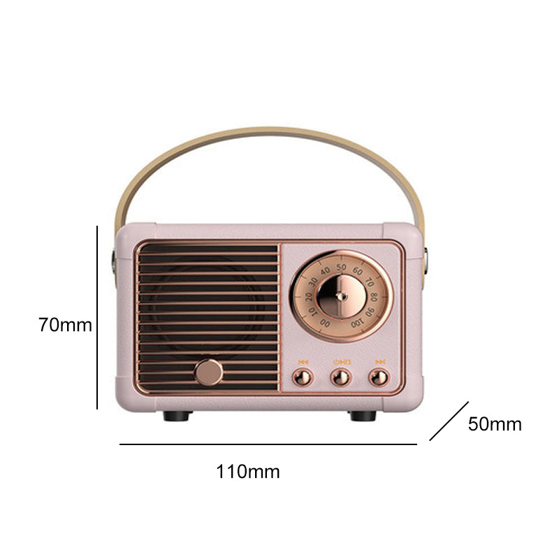 Haut-parleur Bluetooth en forme de radio