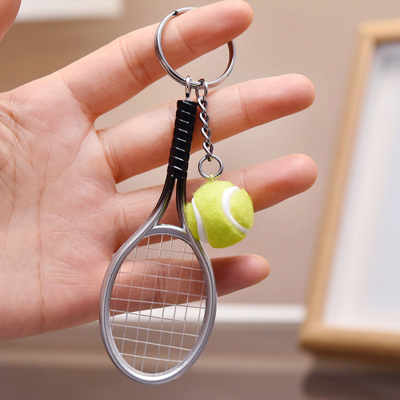 Porte-clés Mini Raquette de Tennis