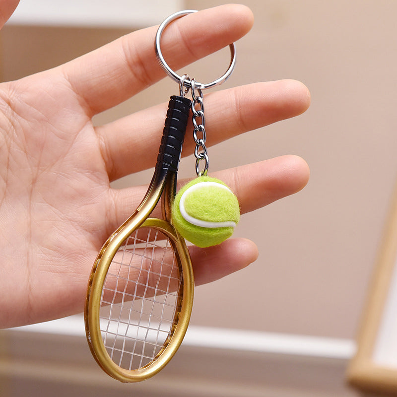 Porte-clés Mini Raquette de Tennis