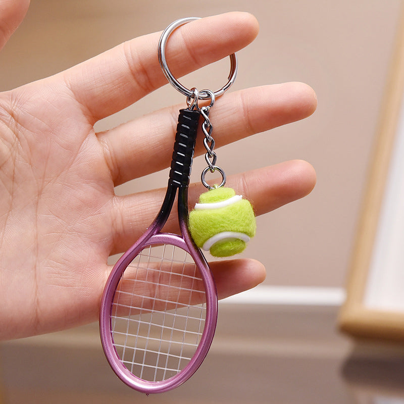 Porte-clés Mini Raquette de Tennis