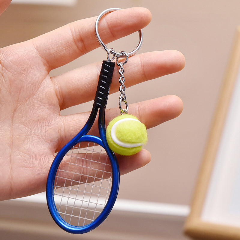 Porte-clés Mini Raquette de Tennis