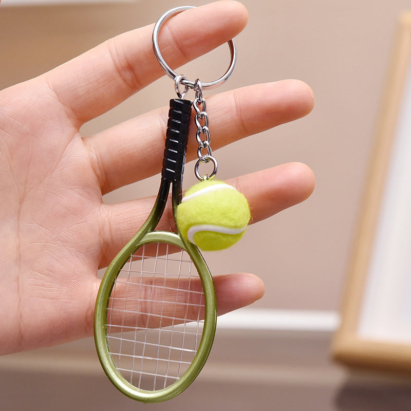 Porte-clés Mini Raquette de Tennis