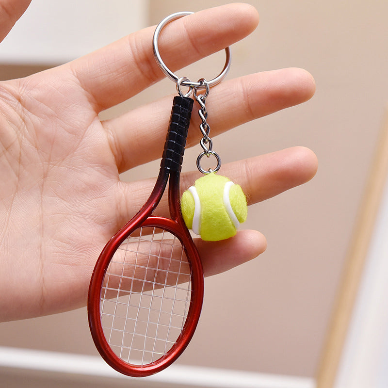 Porte-clés Mini Raquette de Tennis