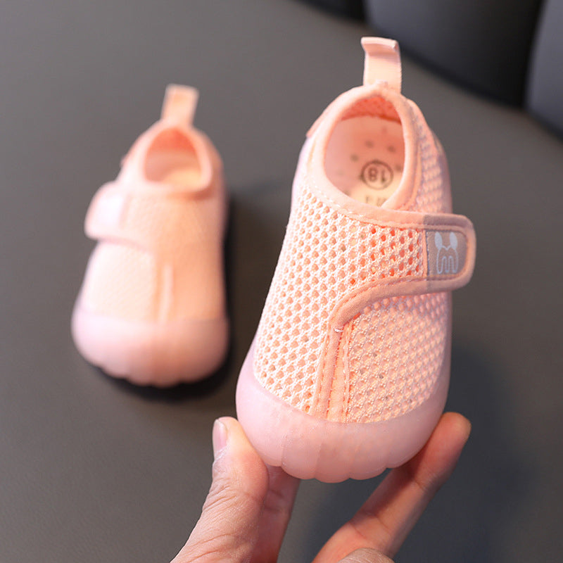 Chaussures antidérapantes en maille pour bébé