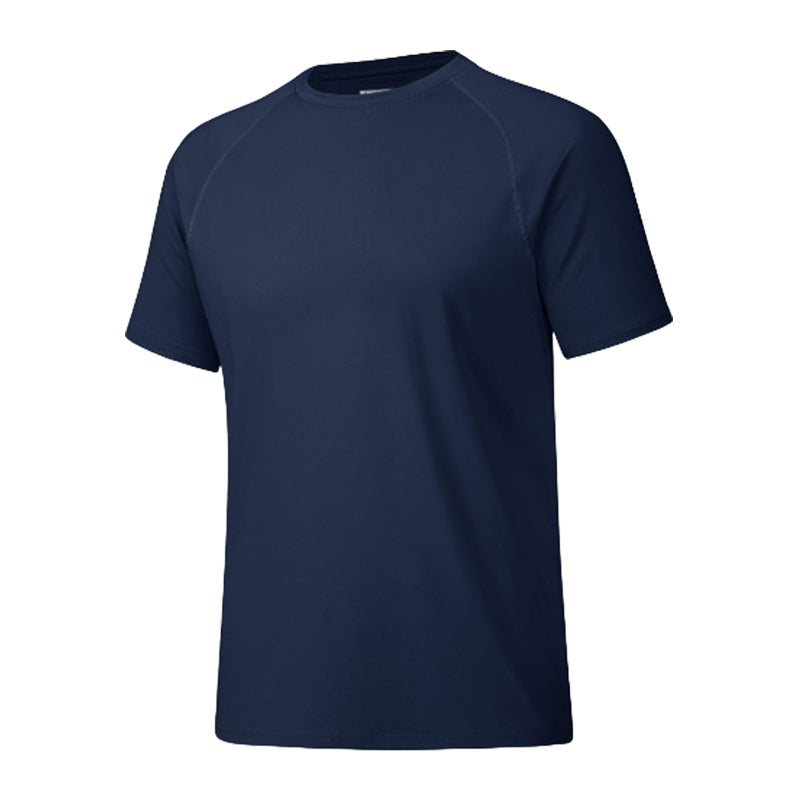 T-shirt à manches courtes et col rond pour homme, séchage rapide, style décontracté