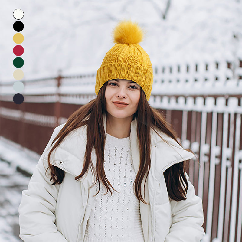 Bonnet en tricot côtelé élastique pour la protection des cheveux