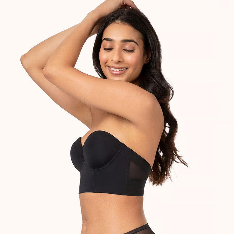 Soutien-gorge sans bretelles à dos bas