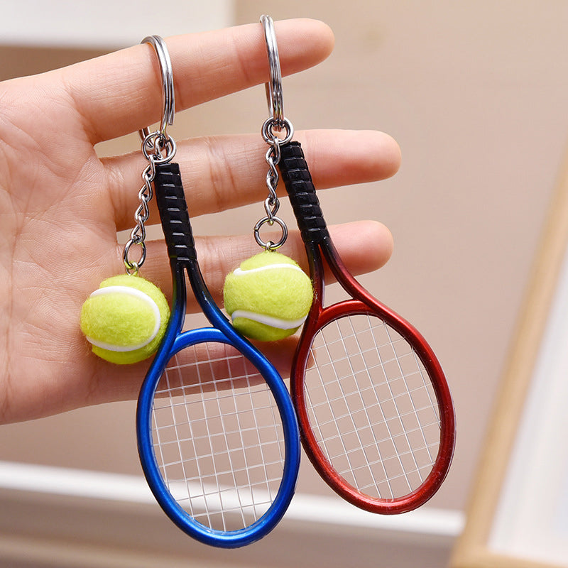 Porte-clés Mini Raquette de Tennis