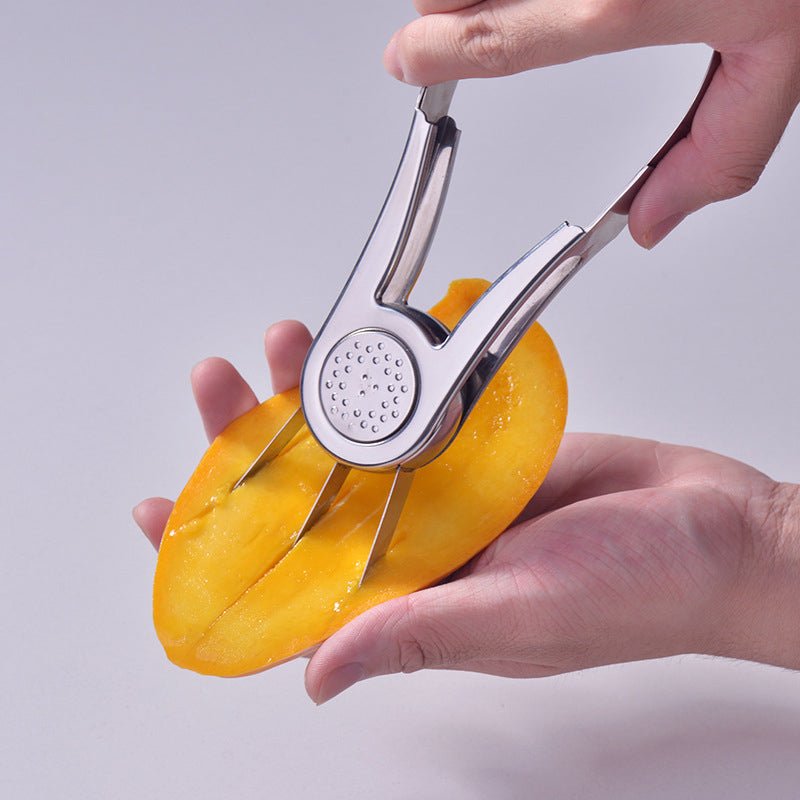 Séparateur d'épluchage de mangue en acier inoxydable