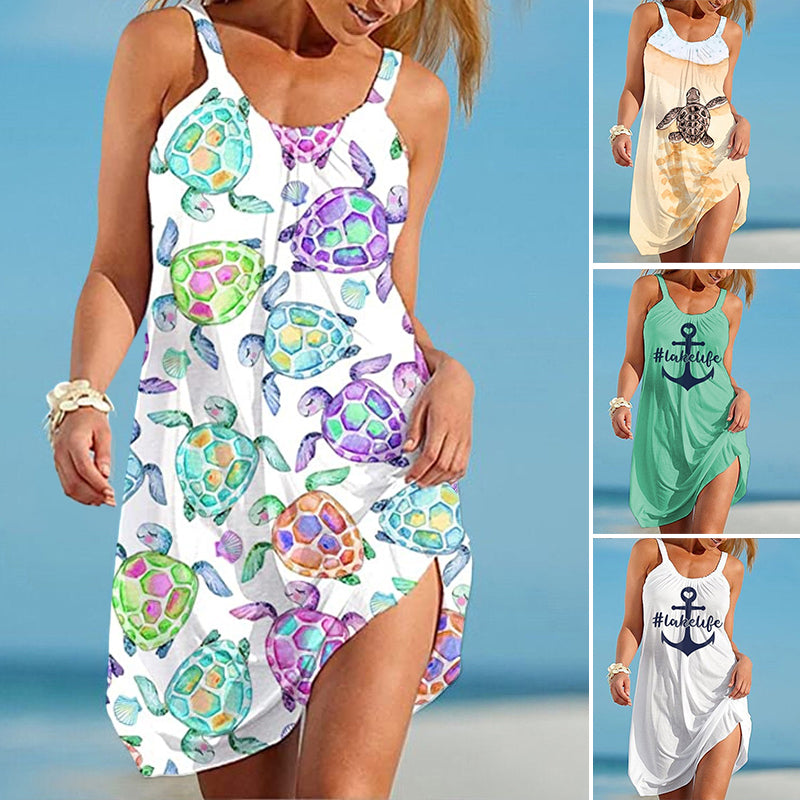 Robe de Plage Imprimée