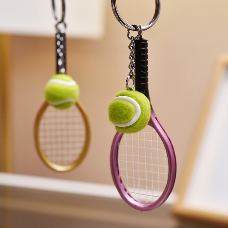 Porte-clés Mini Raquette de Tennis