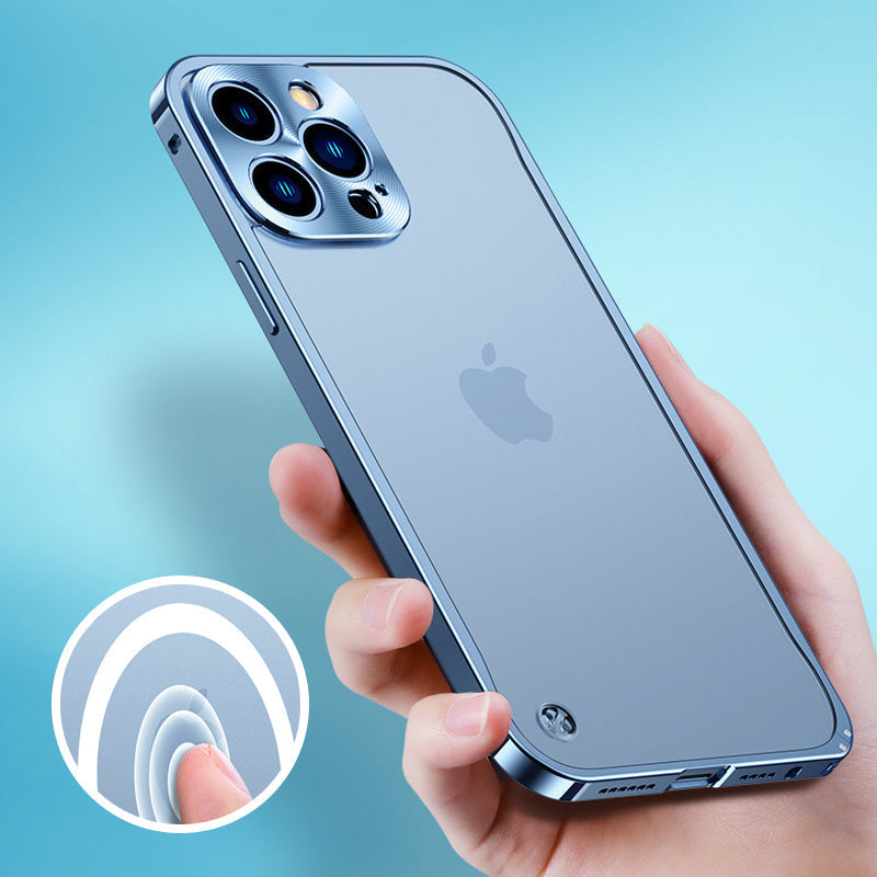 Coque Magnétique Pour IPhone Avec Cadre En Métal