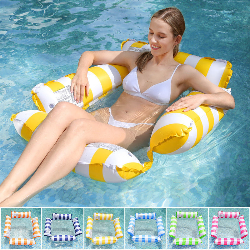 Chaise flottante de piscine hamac gonflable pour adulte